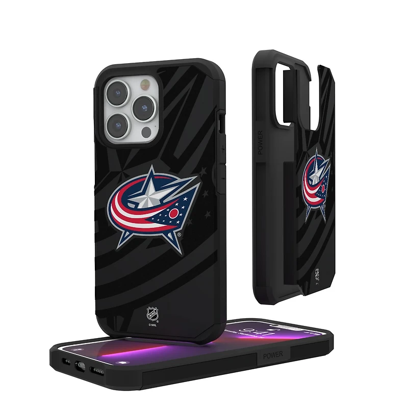 Columbus Blue Jackets iPhone Mono Tilt Rugged Case