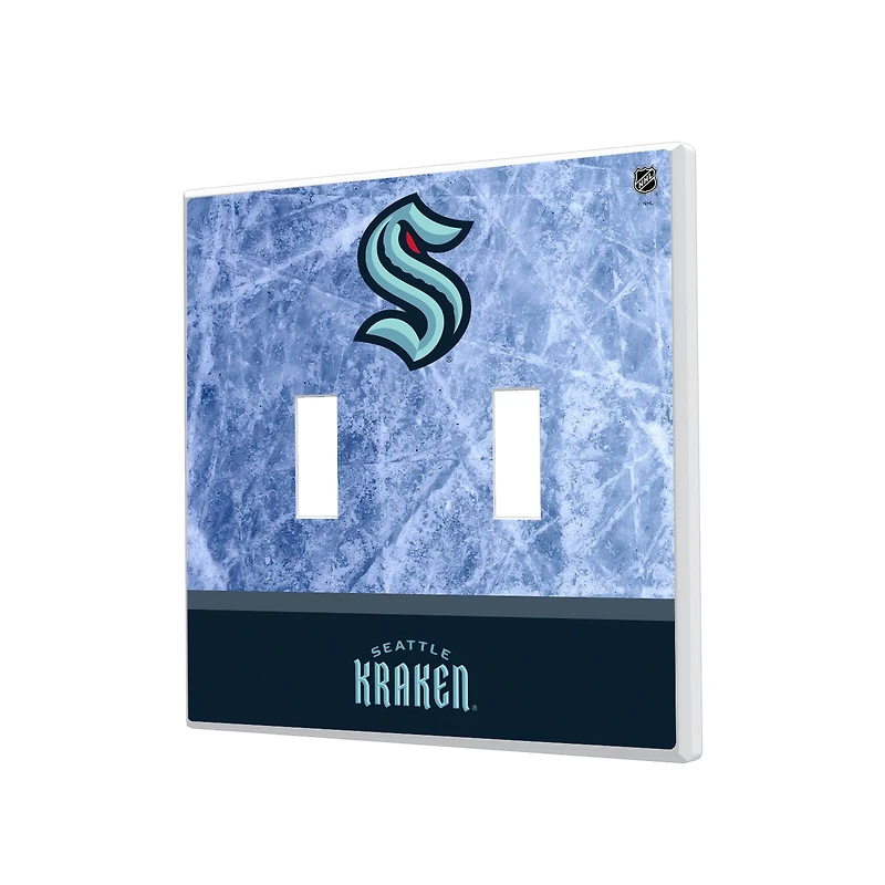 Seattle Kraken Double Toggle Lightswitch Plate