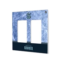Seattle Kraken Double Rocker Lightswitch Plate