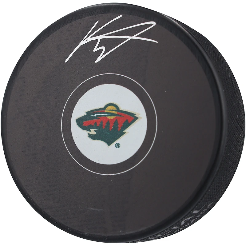 Kirill Kaprizov Minnesota Wild Autographed Hockey Puck