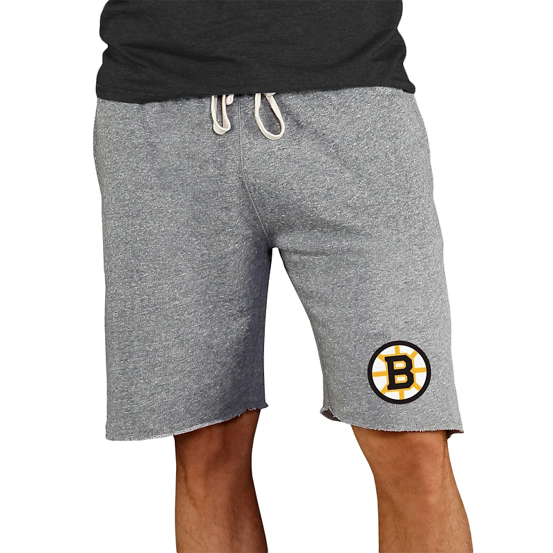 Men's Concepts Sport Gray Boston Bruins Mainstream Terry Shorts