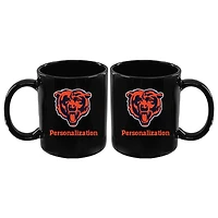 Black Chicago Bears 11oz. Personalized Mug