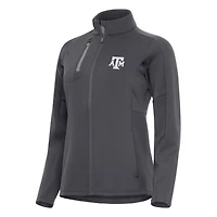 Women's Antigua Graphite/Silver Texas A&M Aggies Generation Full-Zip Jacket