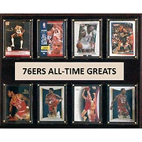 Philadelphia 76ers 12'' x 15'' All-Time Greats Plaque