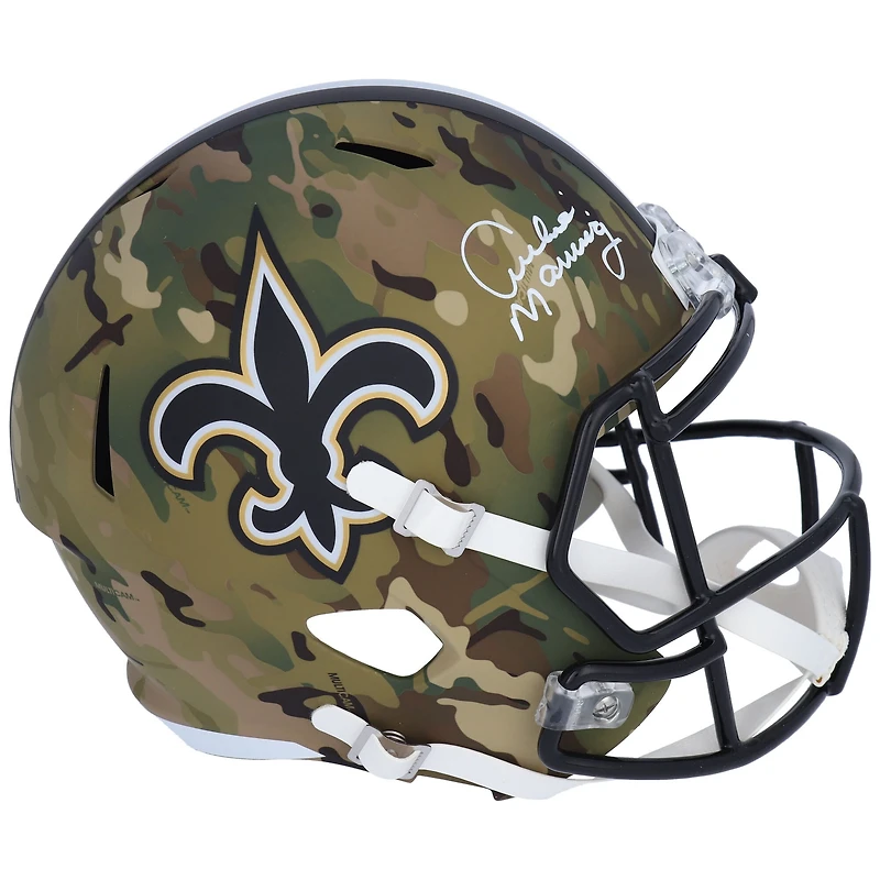 Archie Manning New Orleans Saints Autographed Riddell Replica Helmet
