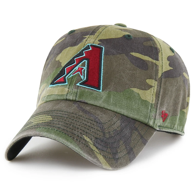 Men's '47 Camo Arizona Diamondbacks Team Clean Up Adjustable Hat
