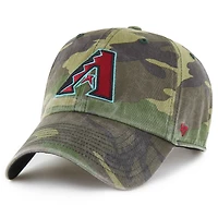 Men's '47 Camo Arizona Diamondbacks Team Clean Up Adjustable Hat