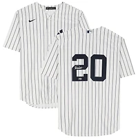Jorge Posada New York Yankees Autographed White Nike Replica Jersey