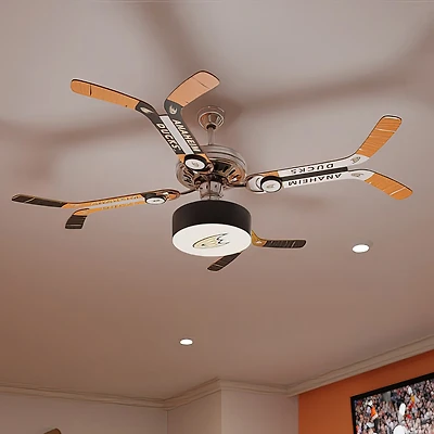 Anaheim Ducks Mismatched Double Stick Ceiling Fan