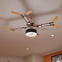 Anaheim Ducks Double Stick Team Home Ceiling Fan