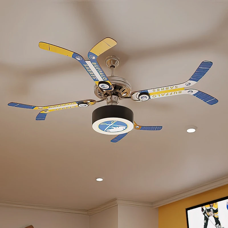 Buffalo Sabres Mismatched Double Stick Ceiling Fan