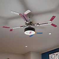 Colorado Avalanche Mismatched Double Stick Ceiling Fan