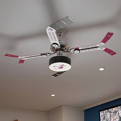 Colorado Avalanche Team Split Stick Ceiling Fan