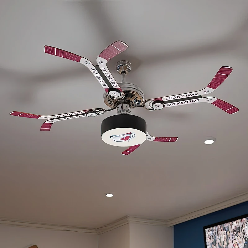 Colorado Avalanche Team Double Stick Ceiling Fan