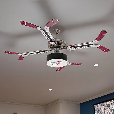 Colorado Avalanche Team Double Stick Ceiling Fan