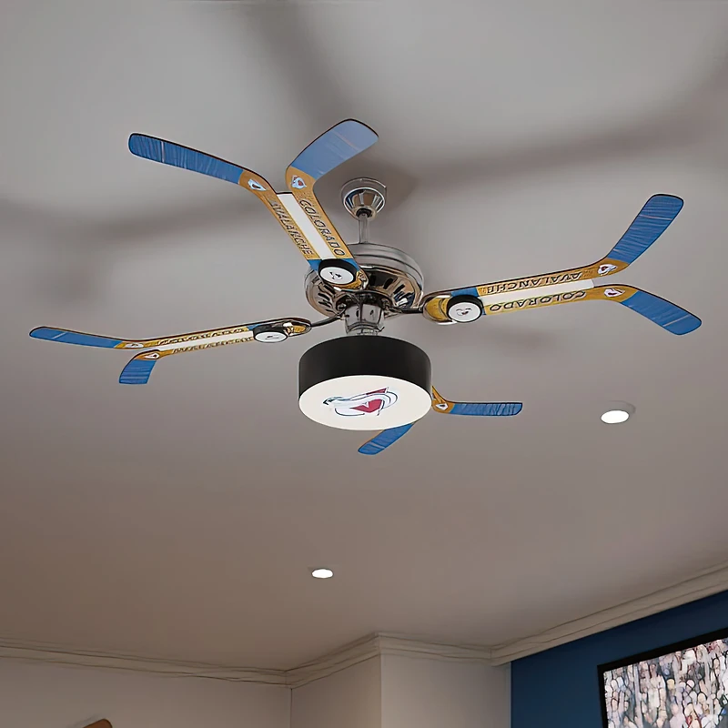 Colorado Avalanche Double Stick Home Ceiling Fan