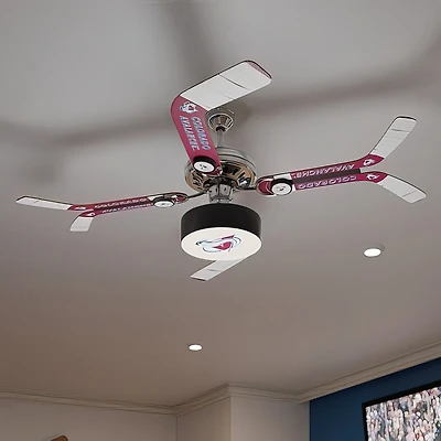 Colorado Avalanche Split Stick Team Home Ceiling Fan
