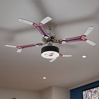 Colorado Avalanche Double Stick Team Home Ceiling Fan