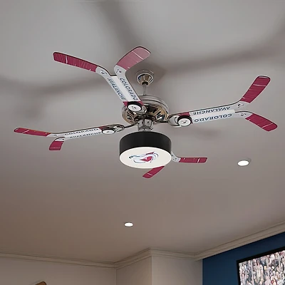 Colorado Avalanche Double Stick Team Ceiling Fan