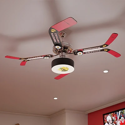Chicago Blackhawks Split Stick Ceiling Fan
