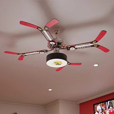 Chicago Blackhawks Double Stick Ceiling Fan