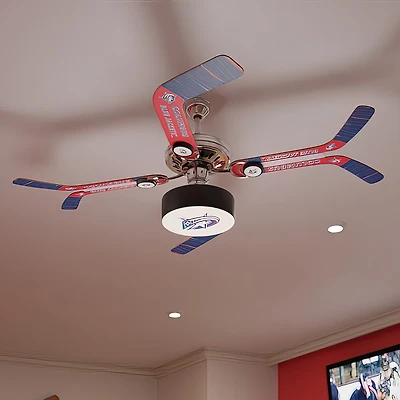 Columbus Blue Jackets Split Stick Ceiling Fan