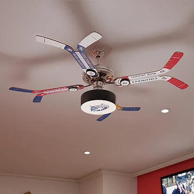 Columbus Blue Jackets Mismatched Double Stick Ceiling Fan