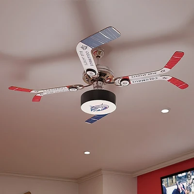 Columbus Blue Jackets Team Split Stick Ceiling Fan