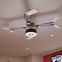 Columbus Blue Jackets Split Stick Team Home Ceiling Fan