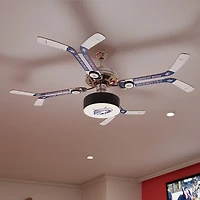 Columbus Blue Jackets Double Stick Team Home Ceiling Fan