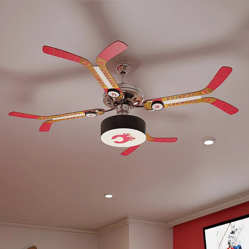 Calgary Flames Double Stick Home Ceiling Fan