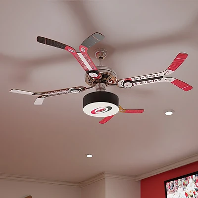 Carolina Hurricanes Mismatched Double Stick Ceiling Fan