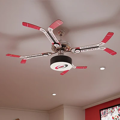 Carolina Hurricanes Team Double Stick Ceiling Fan