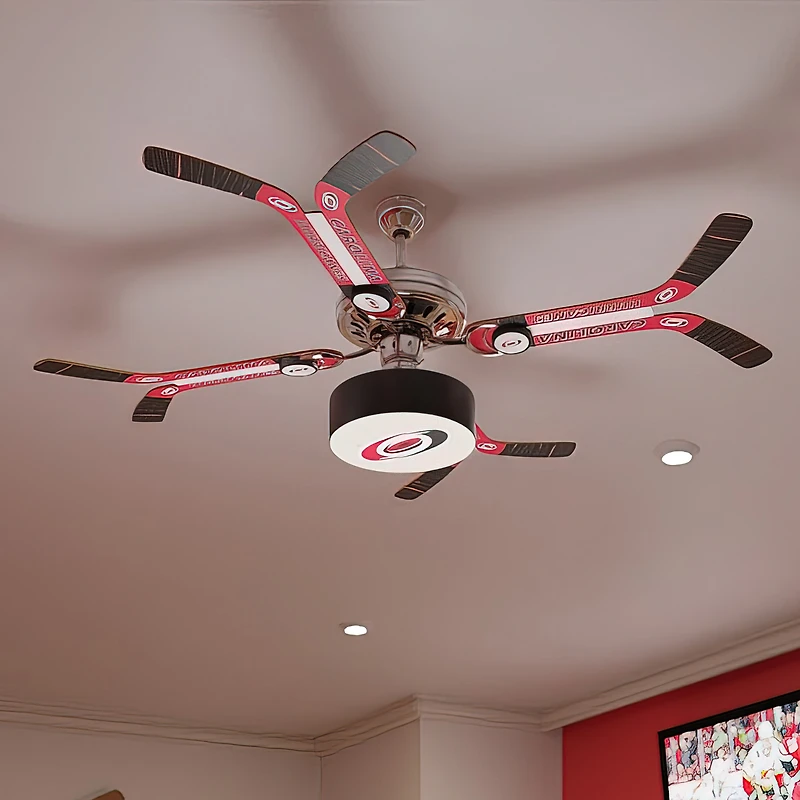 Carolina Hurricanes Double Stick Team Home Ceiling Fan