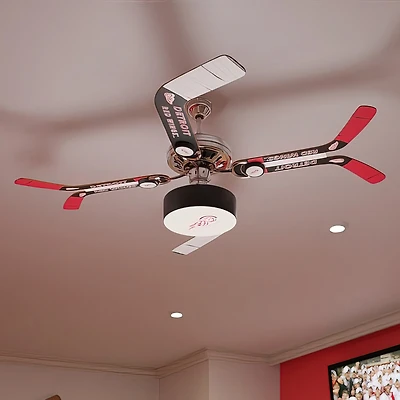 Detroit Red Wings Split Stick Ceiling Fan