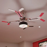 Detroit Red Wings Mismatched Double Stick Ceiling Fan