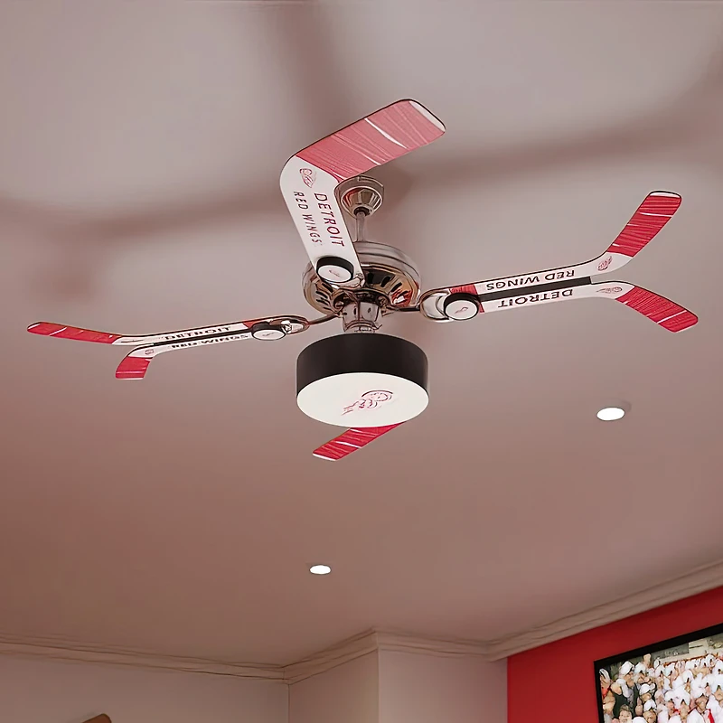 Detroit Red Wings Team Split Stick Ceiling Fan