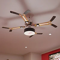 Detroit Red Wings Double Stick Home Ceiling Fan
