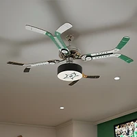 Dallas Stars Mismatched Double Stick Ceiling Fan