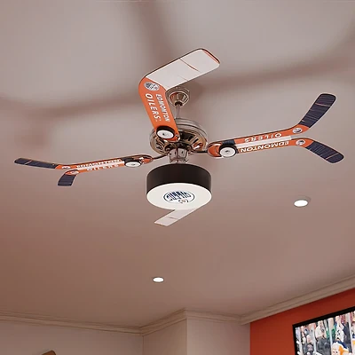 Edmonton Oilers Split Stick Ceiling Fan