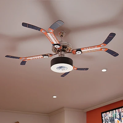 Edmonton Oilers Double Stick Ceiling Fan