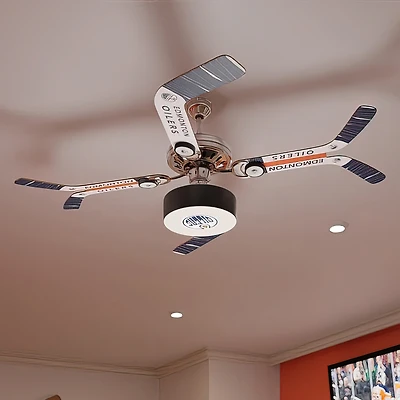 Edmonton Oilers Team Split Stick Ceiling Fan