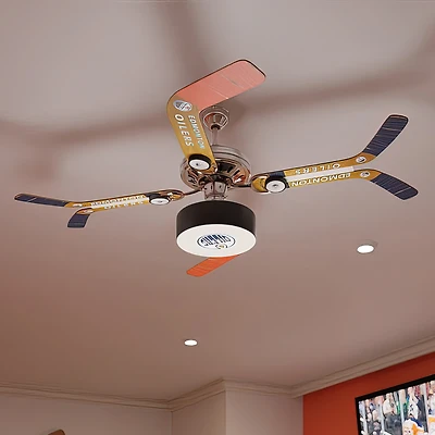 Edmonton Oilers Split Stick Home Ceiling Fan