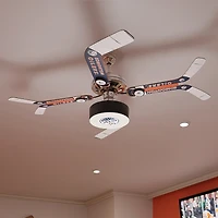 Edmonton Oilers Split Stick Team Home Ceiling Fan