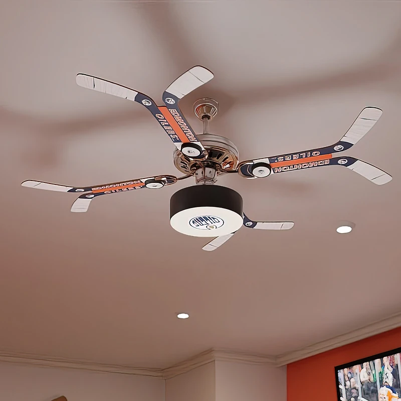 Edmonton Oilers Double Stick Team Home Ceiling Fan