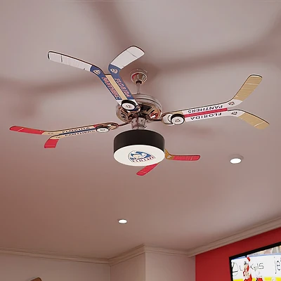 Florida Panthers Mismatched Double Stick Ceiling Fan