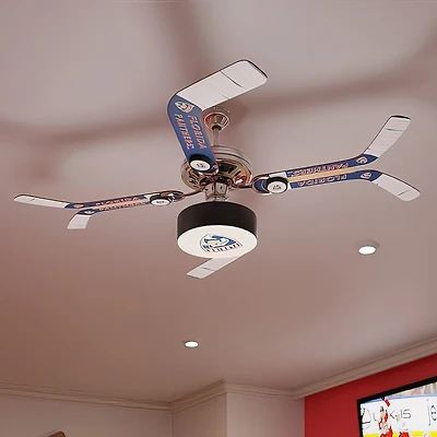 Florida Panthers Split Stick Team Home Ceiling Fan