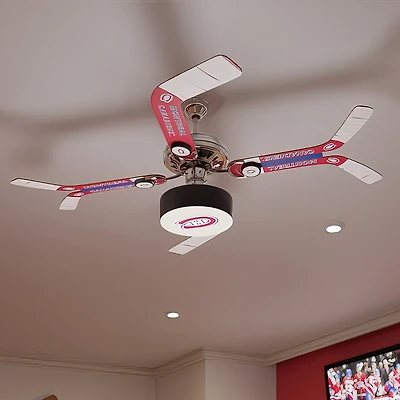 Montreal Canadiens Split Stick Team Home Ceiling Fan