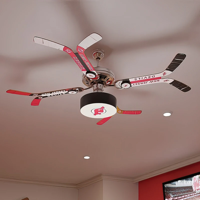New Jersey Devils Mismatched Double Stick Ceiling Fan