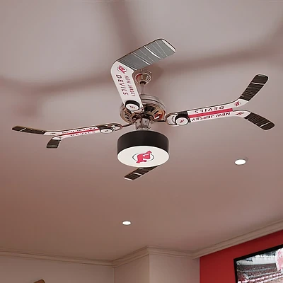 New Jersey Devils Team Split Stick Ceiling Fan